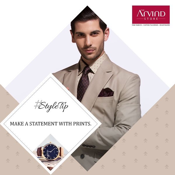 Hone your casual look with stylish prints and redefine the contemporary.

#styletip #mensfashion #fashionformen #arvindstore #igers #style #fashion