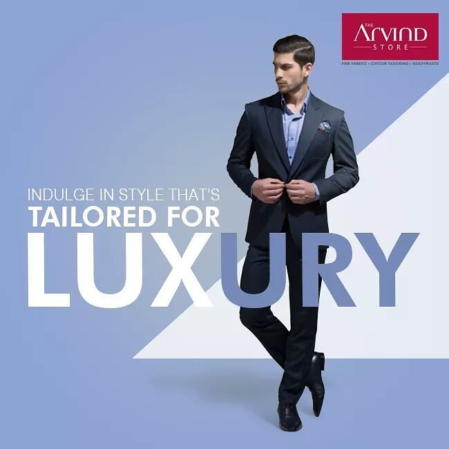 Experience premium comfort & class with this Peak Lapel Coat paired with a Blue Dobby Shirt, a perfect mix of superior stitch and style.

#fashionformen #menswear #mensfashion #arvindstore #style #igers