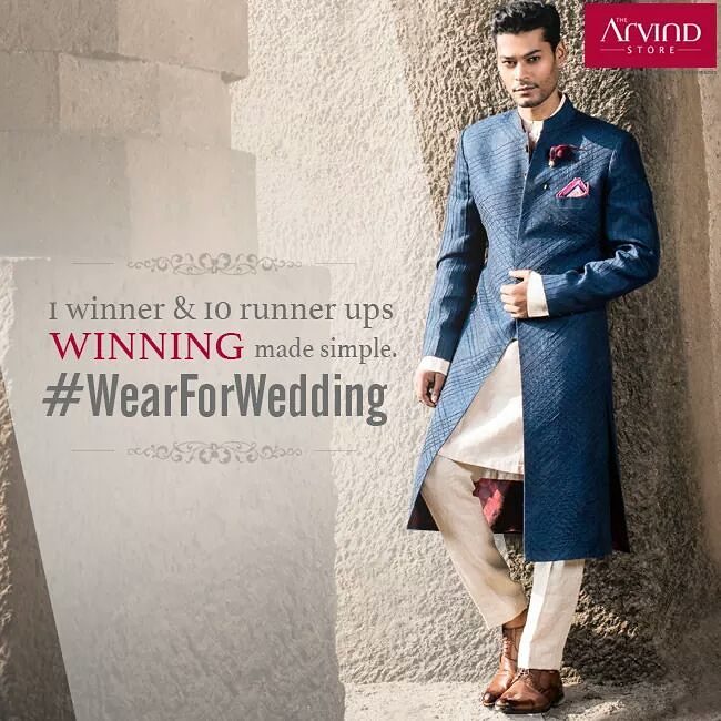 Participate in the #WearForWedding contest, where there’s 1 winner, 5 runner ups & 5 second runner ups. So many chances to win, hurry now!

Click the link in the bio to know more!

#contest #contestindia #contestalert #india #fashionformen #menswear #mensfashion #wearforwedding