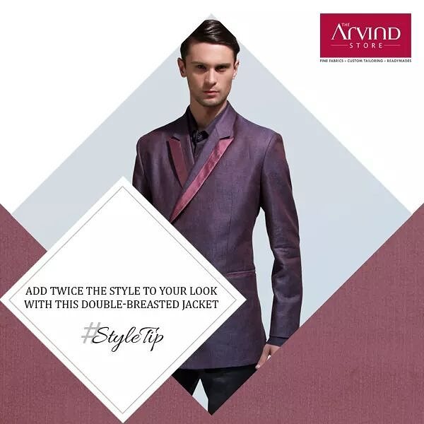 Need to attend a party right after work? Well, add this notched Lapel Coat to your attire and make heads turn.

#StyleTip #menswear #mensfashion #arvindstore #fashionformen #mensstyle