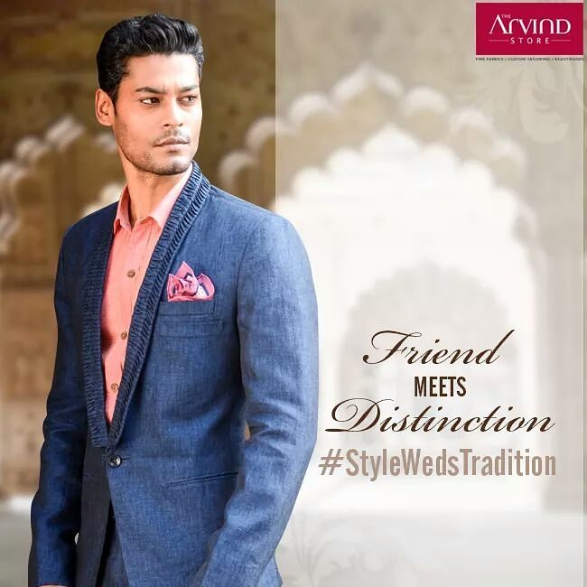 A friend is always dedicated to enhancing every bit of your special day. Well, he can’t do it wearing something ordinary.

#StyleWedsTradition #wedding #collection #arvindstore #menswear #mensfashion #fashionformen