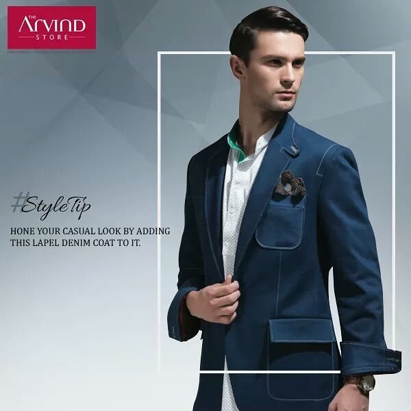 Experiment with your casual fashion. Add a lapel coat to it and refine your look. 
#StyleTip