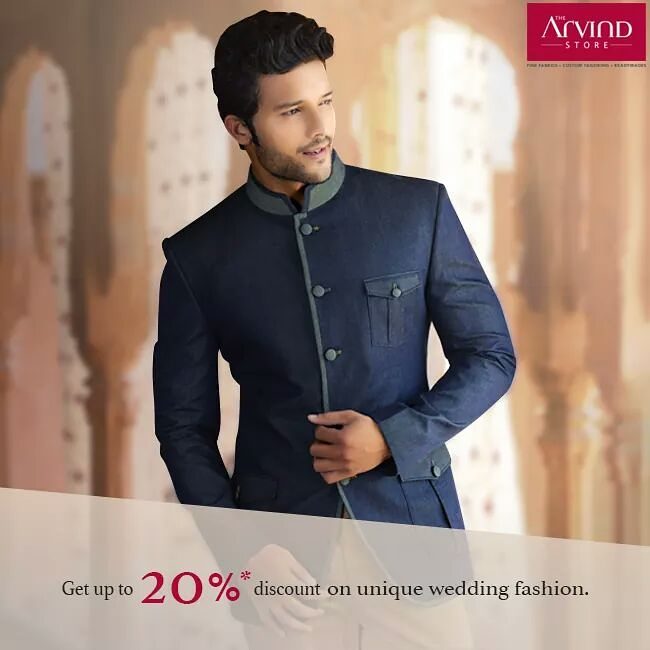 Here’s a great deal on the best in fashion! The Arvind Store offers up to 20% discount on its wedding styles.

#StyleWedsTradition #Weddingcollection #Arvindstore #Menswear #Mensfashion #Fashionformen