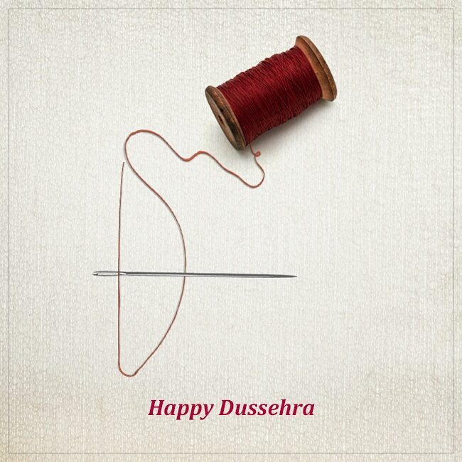 A triumph over good calls for a celebration of ushering into a new era. #HappyDussehra
Visit bio to know more:  http://bit.ly/TAS_Locator

#festiveseason #happydussehra #festivecollection #dussehra