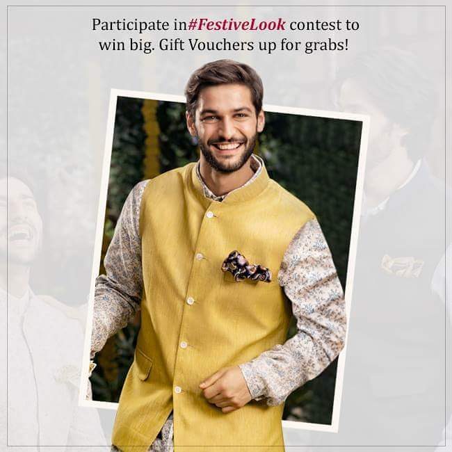 Let the festivities begin! Hurry Up last 3 more days to go, Participate Now!  #StayTrueStayNew

#StayTrueStayNew #TheArvindStore #FashionforMen #MeninStyle  #FestiveLook #ContestAlert