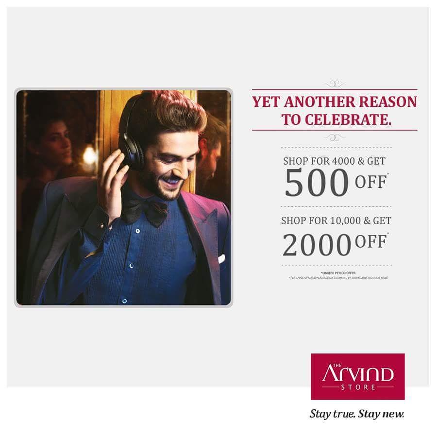 The Arvind Store,  offertime, TheArvindStore, StayTrueStayNew, availoffersnow