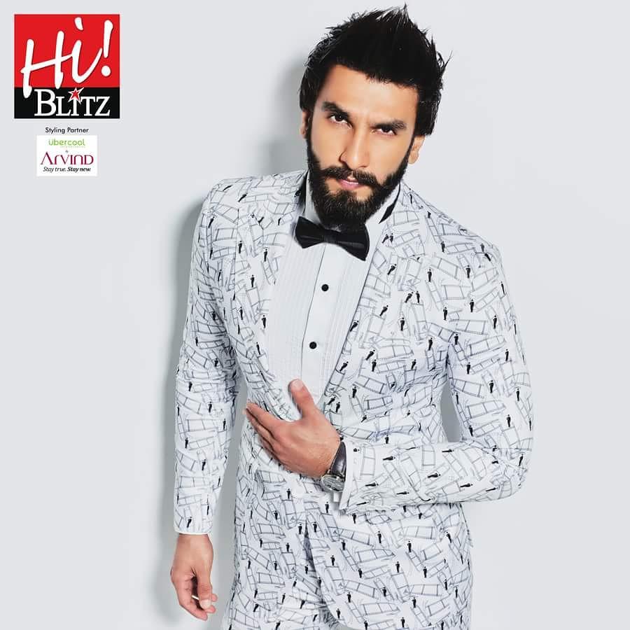 We can’t blame you for wanting to dress like @ranveersingh . Check him out on the cover of @hiblitzindia exuding class and style in our Uber Cool range.

#RanveerSingh #TheArvindStore #StayTrueStayNew #UberCool #RanveerInStyle