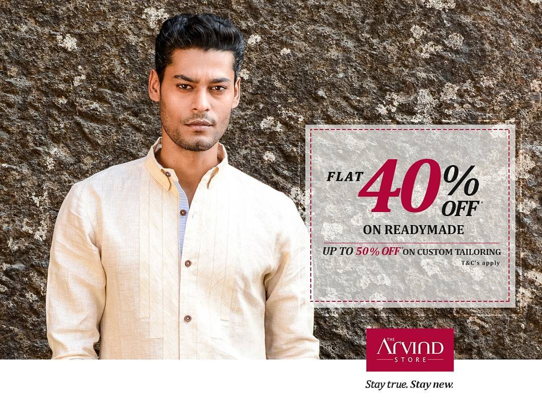 Looking for great styles at unbelievable prices? You’ve come to the right place. Check out our season’s biggest offers.
For T&C's check bio.

#offer #weekendoffer #TheArvindStore #StayTrueStayNew