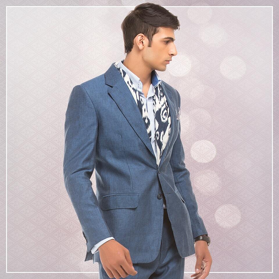 Look sharp and dapper at your next wedding event with a Blazer. Pick one for yourself today at your nearest The Arvind Store. 
#StayTrueStayNew #FestiveWear #DapperLook #FashionForMen