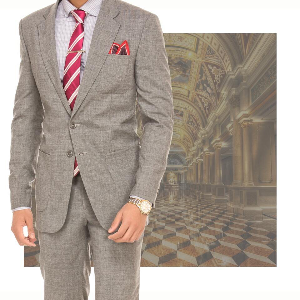 Undoubtedly, this wool blend grey suit is enough to strike up a conversation but with the fine touch of this red-striped tie, you are in the green to make a dashing #FirstImpression.

#TheArivndStore #StayTrueStayNew #FashionForMen #MenInFashion
