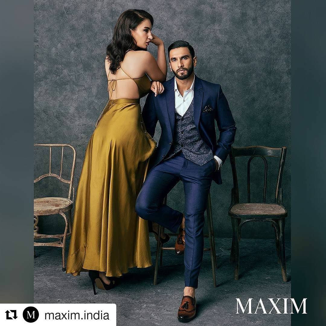 Suit up and stand out from the crowd. Ranveer Singh for Maxim donning the suit from our latest Autumn/Winter collection

#Repost @maxim.india (@get_repost)
・・・
Starting the weekend right as @ranveersingh (in bespoke @thearvindstore) and @elenarmf get comfortable for #Maxim. Photographed by @nicksaglimbeni and styled by @nikitajaisinghani #RanveerForMaxim #RanveerSingh #ElenaFernandes
