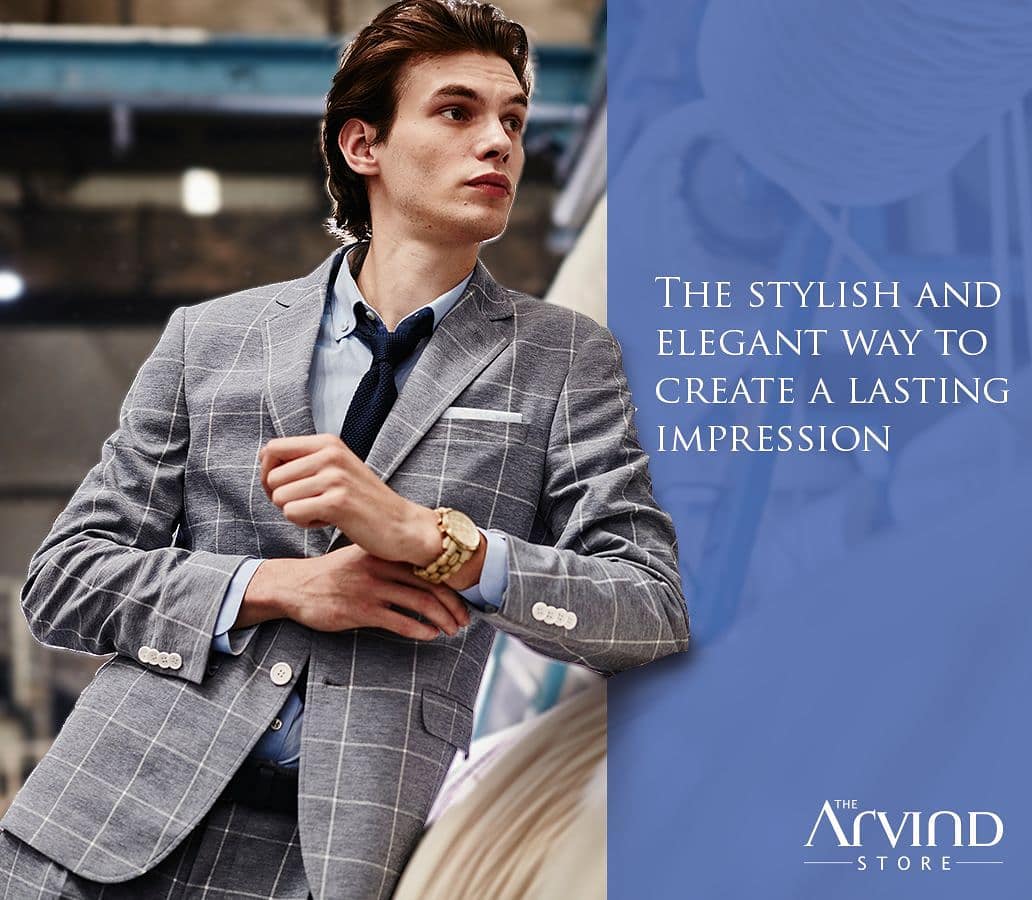 Are you ready to ace the dressing game at work? Visit the nearest Arvind store and get this look today - (link in the bio)

#mondaymotivation #readytowear #mensclothing #mensfashion
#style #fashion #fashionformen #stylestatement #styles