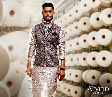 The wedding season demands you to look your best. Reflect the true essence of the joyful moments with this printed bundi. Head to our stores today and avail  exciting discounts.
#arvind #madeinarvind #thearvindstores #ceremonialcollection #weddingseason #menswear #mensfashion #style #stylestatement #stylequotient #joyfulmoments