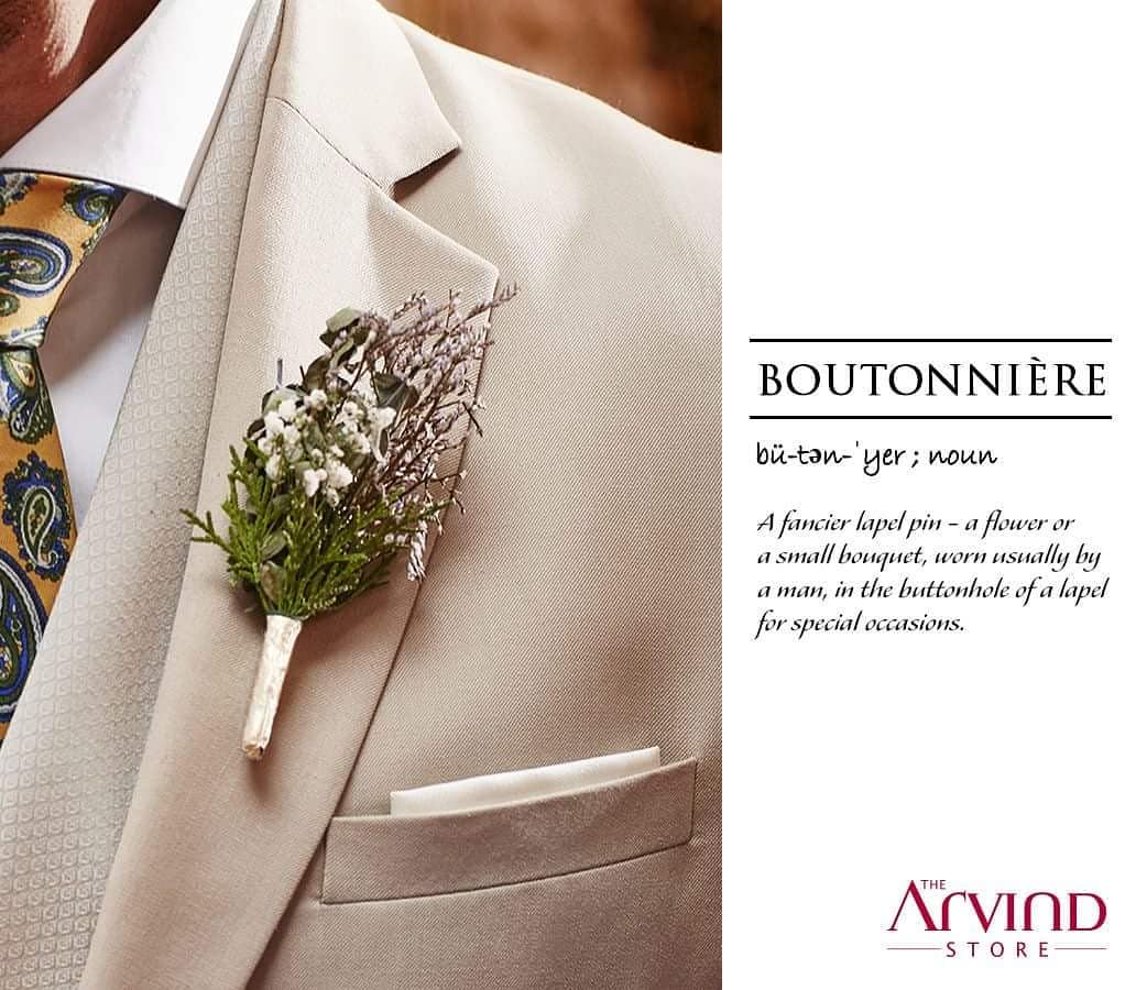 Close to a man’s heart, it is the most perfect accessory that adds panache to your appearance. Stand out from the crowd by pinning this boutonniere on your lapel.

Visit your nearest store. Link in Bio

#mencollection #mens #mensfashion #style #stylestatement #look #instaman  #thearvindstore #trendyclothes #trendy