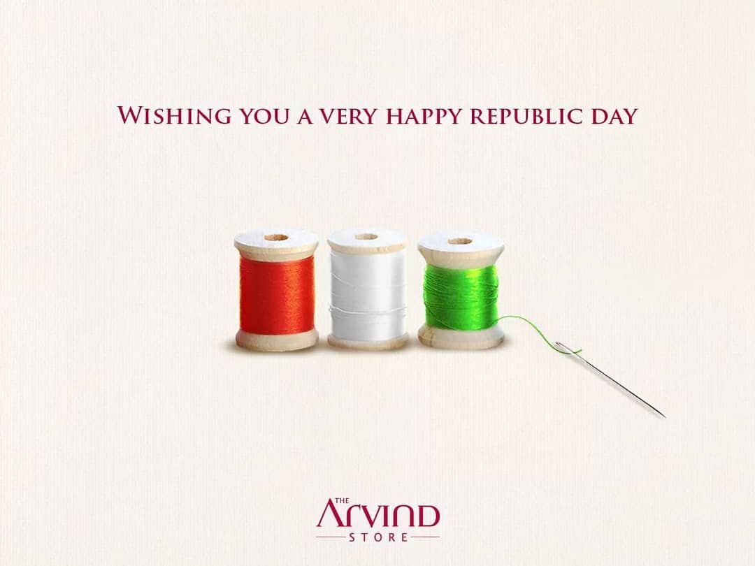 With 174 outlets placed at 120 prime locations, The Arvind Store is successfully weaving joyful moments across the entire nation. Wishing you all a very #happyrepublicday