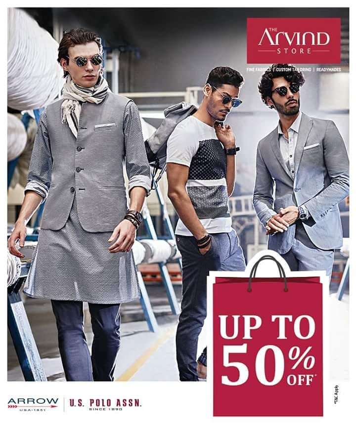 Look your best and get ready to celebrate Valentine’s Day by availing discount upto 50% OFF on fine fabrics, Arrow and US Polo. Visit our stores – bit.ly/TASStoreLocator 
#menswear #discount #sale #offer #discountoffers #mensfashion #fashiontrend #trendalert #fashion #style #styleguide