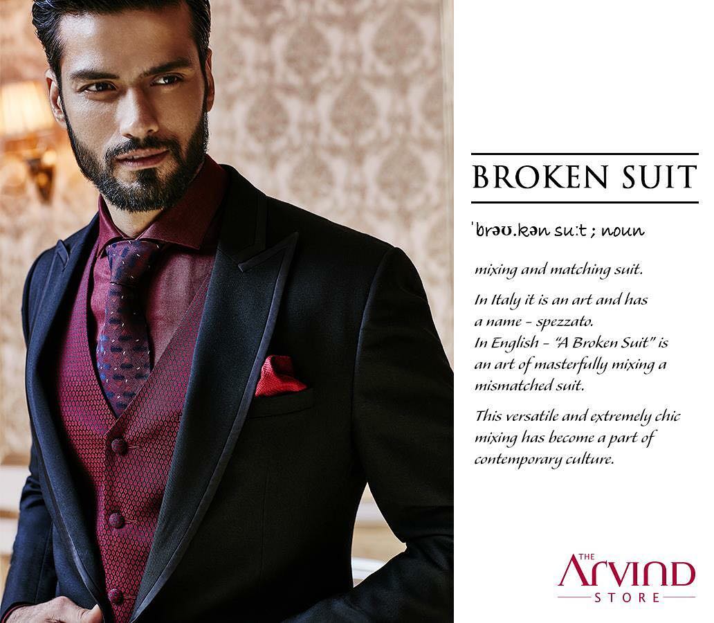 The key feature of Broken Suit is that it allows you to break the rules of traditional fashion. Combine colours and pattern with more freedom and stay ahead in style.

#designerwear #menswear #celebrationwear #weddingwear #suits #royal #weddingsuits #bestdressed #menswear #handcrafted #accessories #style #mensfashion #menwithstyle