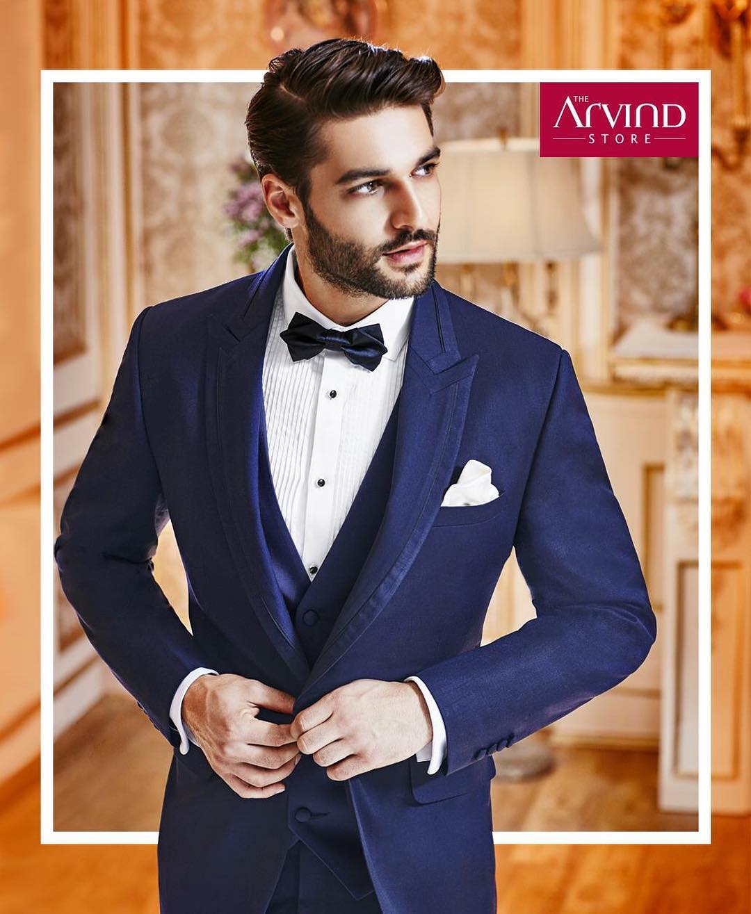 In the season of celebrations, don a contrasting style that looks contemporary, yet classic. Presenting our exclusive Handcrafted Ceremonial collection, visit our stores today - Link in Bio

#celebrationwear #weddingwear #suits #royal #weddingsuits #bestdressed #menswear #handcrafted #groomsuit #designersuits #exclusive