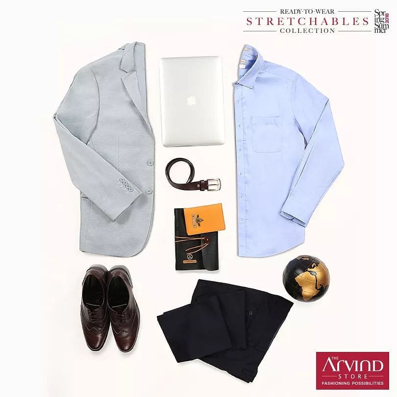 Travel Blazer from Arvind #ReadyToWear that doubles as your work wear. 
Look sharp even when you are on the go. 
Sign up to get a gift voucher worth Rs. 1000: link in bio
#ArvindReadyToWear #MensWear #TravelWear #WorkWear
T&C Apply