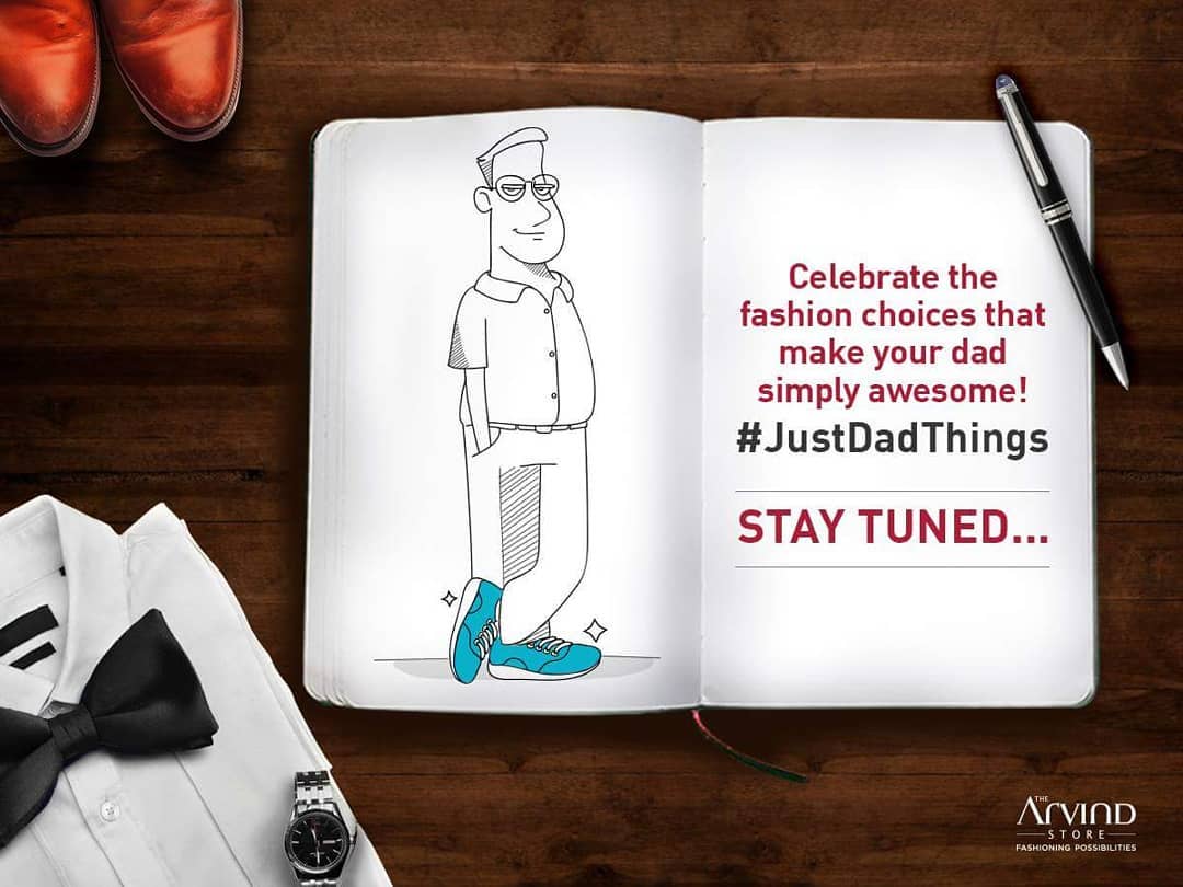 #ContestAlert 
Crazy or stylish, quirky or trying to match his favourite films star’s look, your dad has a unique styling formula that he swears by, doesn’t he? 
This Father’s Day, get ready as we celebrate #JustDadThings. #Fashion #Stylist #dadsofinstagram #fathersday #contestalert
