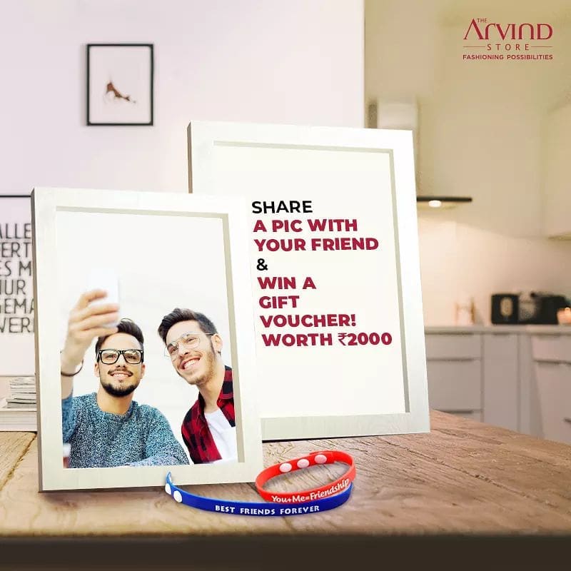 #ContestAlert 
Tag your best friend and share a picture of you both wearing your most well-dressed outfits! 
Lucky winners get a gift voucher worth ₹2000 redeemable at the Arvind Store or nnnow.com Participate now! #FriendshipFashionGoals T&C apply. 
#Contest #FriendshipDay