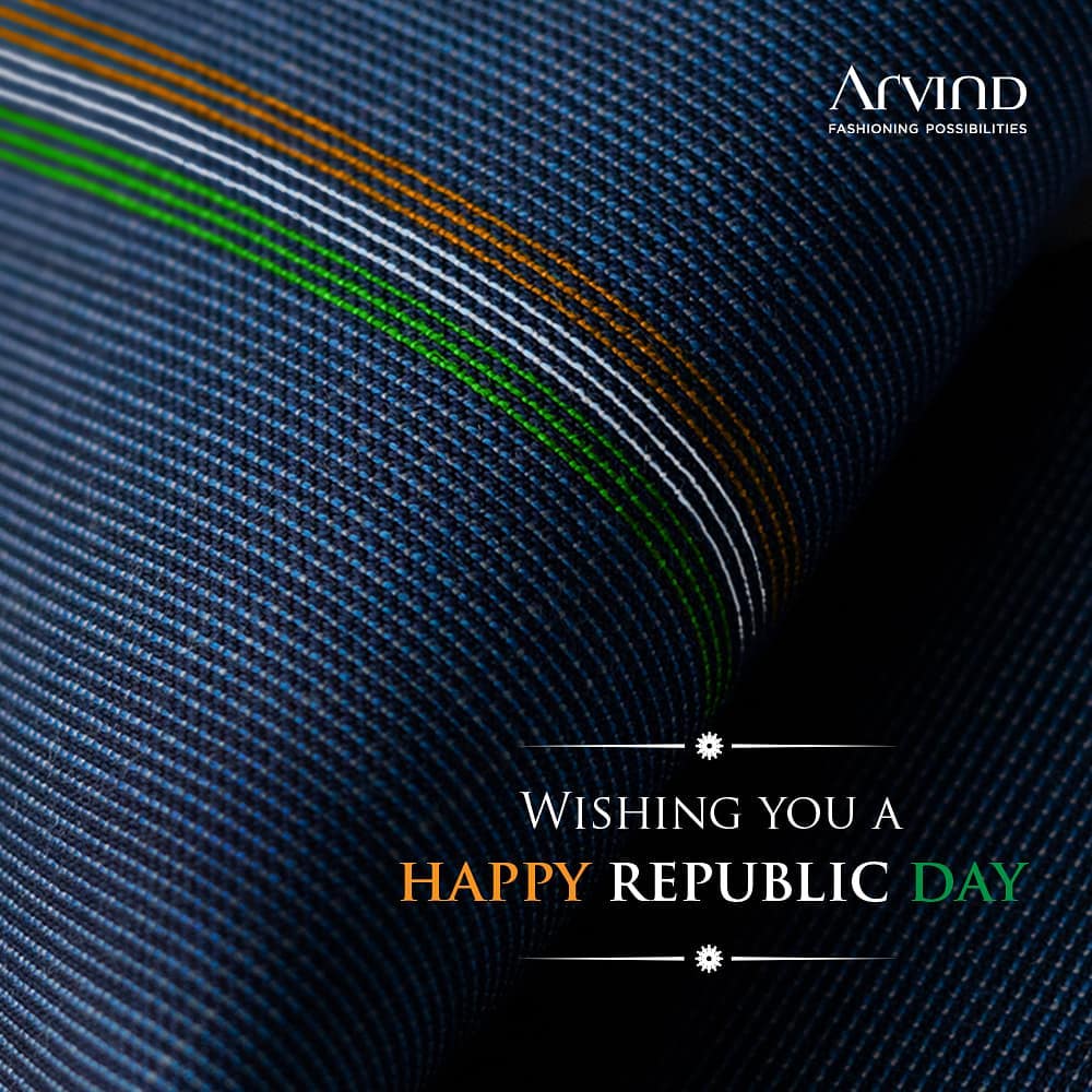 Exercise your right to fashion. Happy 70th Republic Day from Arvind.
.
.
.
.
.
.
#Arvind #thearvindstore #republicday