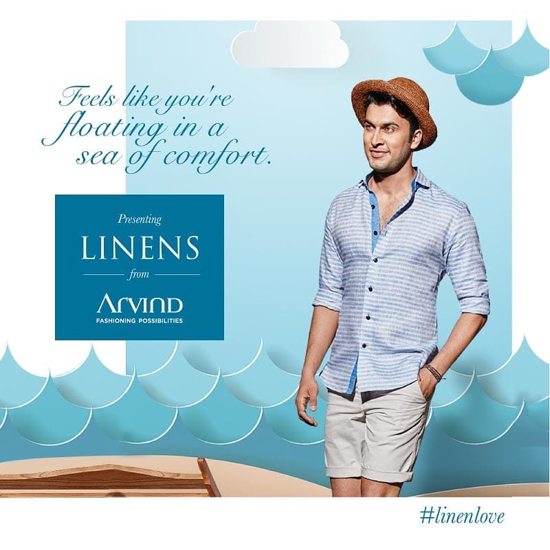Want to know the secret to staying cool no matter how hot it gets? Check out Linens from Arvind. It's all you need to look suave in summer. #LinenLove 
#ArvindFashioningPossibilities #SS19 #Menswear#SpringSummerCollection #Linen