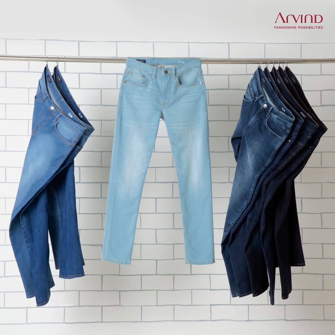 Comfy denims all day, all night is what we live for! 
Get yourself Arvind Denims to match all your moods.

#ArvindFashioningPossibilities #denim #jeans