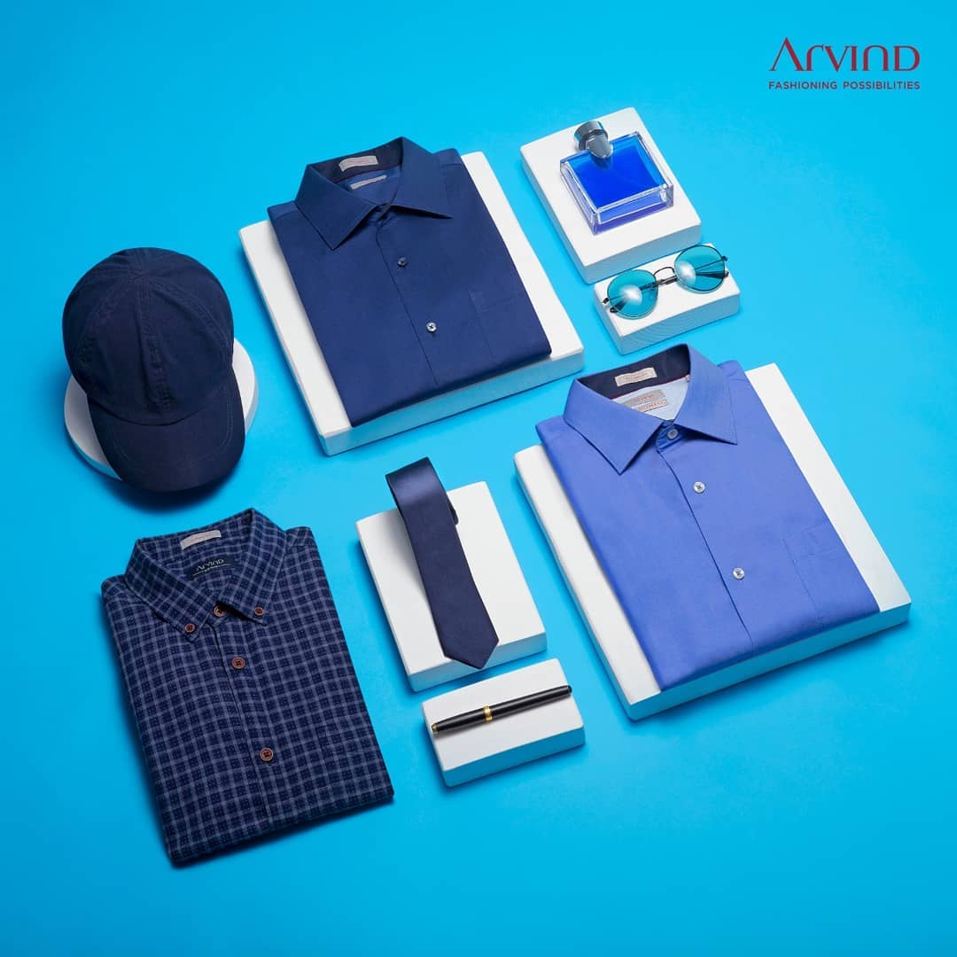 Beautiful in blue is what you will be once you check out our collection of royal blue shirts and trousers. 
#ArvindFashioningPossibilities  #ReadyToWear #workwear #workstyle #workfashion