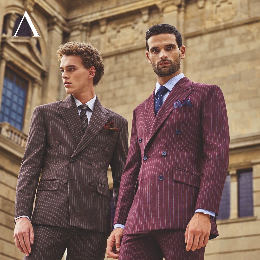 Equally at ease, holding sway at the boardroom, as if it is at a corporate brunch.

In Frame: The Maroon and Brown wool pinstripe double breasted suit with a peaked lapel
.
.
#menstrend #flatlayoftheday #menswearclothing #guystyle #gentlemenfashion #premiumclothing #mensclothes #everydaymadewell #smartcasual #fashioninstagram #dressforsuccess #itsaboutdetail #whowhatwearing #bespoketailoring #readytowear #madeinarvind #thearvindstore #classicmenswear #mensfashion #malestyle #authentic #arvind #menswear #linen #suitings #suitingcollection #Italiancollection