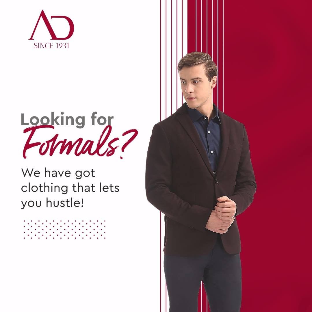 Are you out there, looking for something formal?
Well, we have the perfect clothing companion for your comfort as you hustle.
Grab a pair of formals at great discounts from The Arvind Store near you.
.
.
#menstrend #flatlayoftheday #menswearclothing #guystyle #gentlemenfashion #premiumclothing #mensclothes #everydaymadewell #smartcasual #fashioninstagram #dressforsuccess #itsaboutdetail #whowhatwearing #thearvindstore #classicmenswear #mensfashion #malestyle #authentic #arvind #menswear #EndOfSeasonSale #SaleOn #upto50percentoff #discounts #flashsale #dealon #saleanddiscounts #saleatarvind