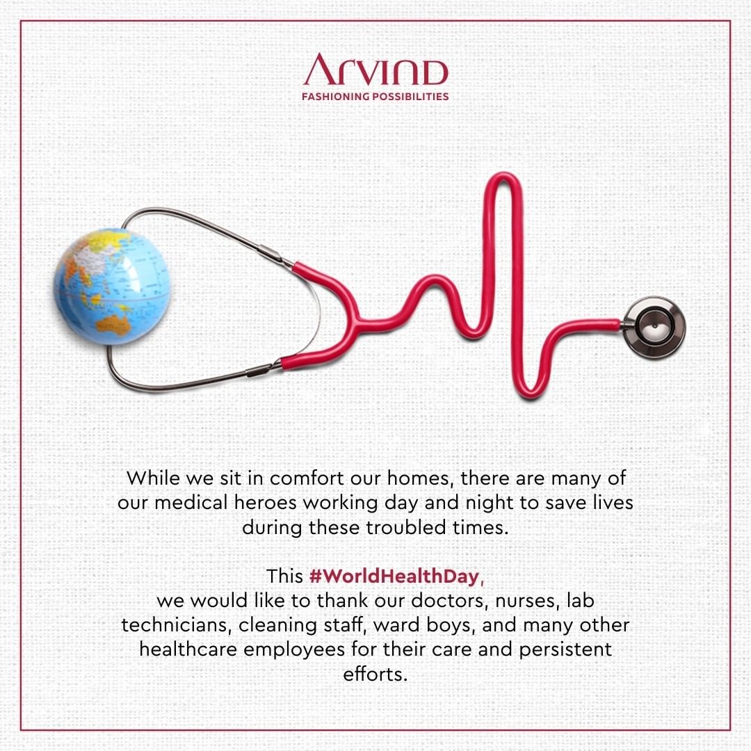 This #WorldHealthDay, we are expressing our gratitude to all doctors, nurses, lab technicians, cleaning staff, ward boys, and many other healthcare employees who are guiding us out of these dark and difficult times. 
Stay Safe, Stay In!
.
.
#gentlemenfashion #premiumclothing #mensclothes #everydaymadewell #smartcasual #fashioninstagram #dressforsuccess #itsaboutdetail #whowhatwearing #thearvindstore #classicmenswear #mensfashion #malestyle #WorldHealthDay #WorldHealthDay2020 #StayHomeStaySafe #SupportNursesAndMidwives #WHO #HealthDay #Health #StayHealthy