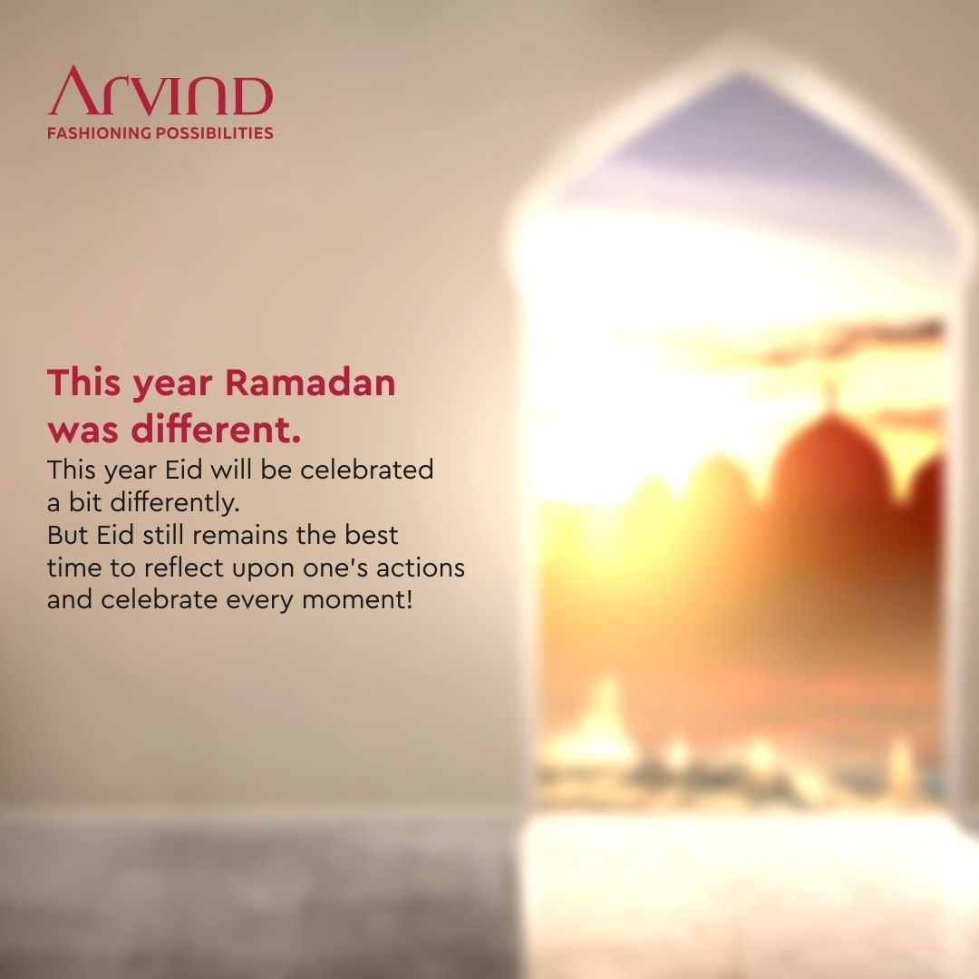 The holy month of Ramadan was different this year, and the celebration of Eid will be different too. However, Eid remains the day to peep into our lives and actions and enjoy every moment. Just a few more days and we will be celebrating Eid, though a bit differently!
.
.
#ArvindMenswear #Arvind #TheArvindStore #smartcasual #fashioninstagram #dressforsuccess #itsaboutdetail #whowhatwearing #thearvindstore #classicmenswear #mensfashion #malestyle #selfisolation #lockdown2020 #positivevibes #positive #positivemindset ##eidmubarak #eid2020 #ramadan #ramadan2020 #ramadanmubarak