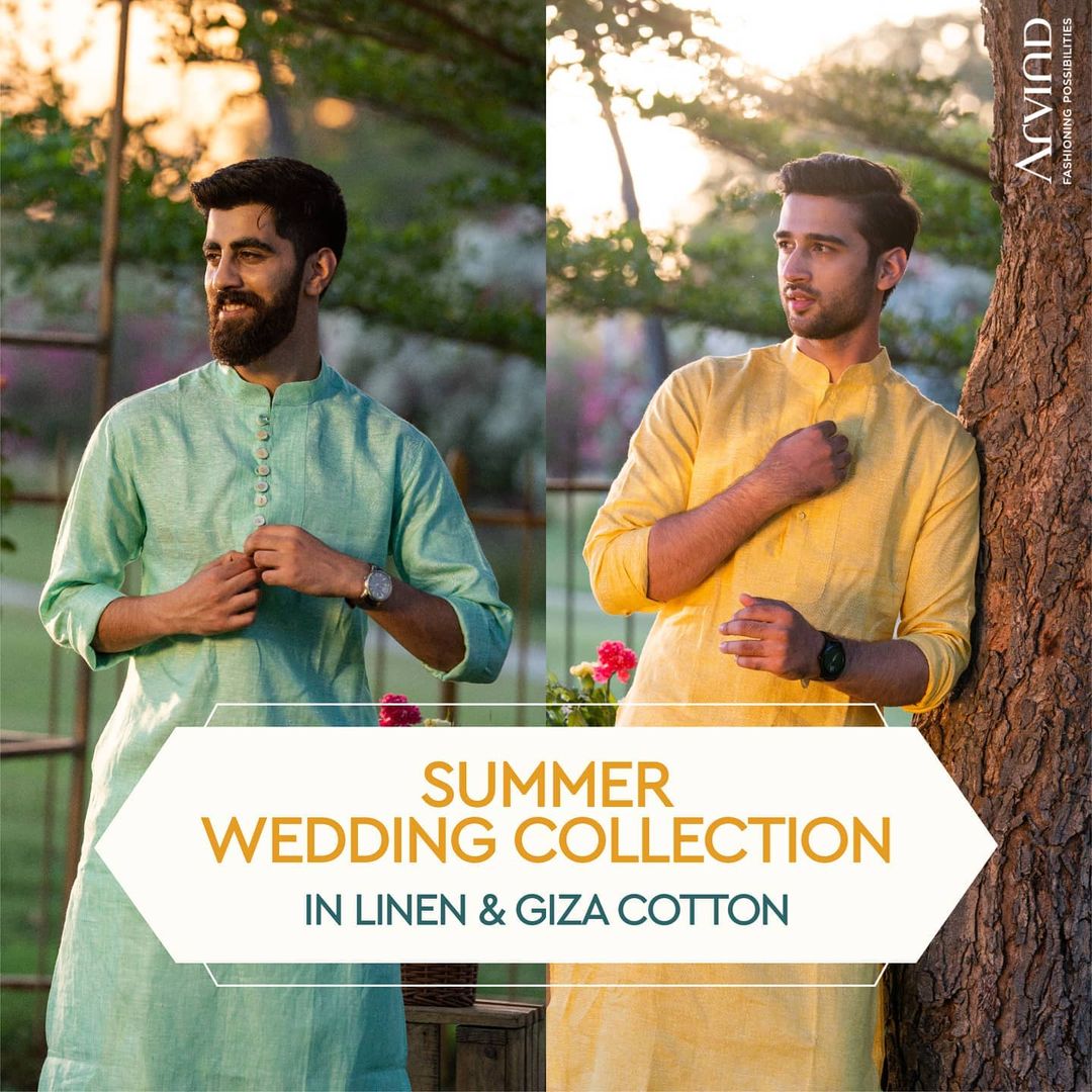 Arvind presents The Summer Wedding Collection in Superfine European Linen & Egyptian Giza Cotton.

Please take all the precautions. Stay safe & celebrate.

#Arvind #Summer #WeddingCollection
#Linen #LinenLook #GizaCotton
#Fabrics #Fashion #Style
#StyleUpNow #FashioningPossibilities