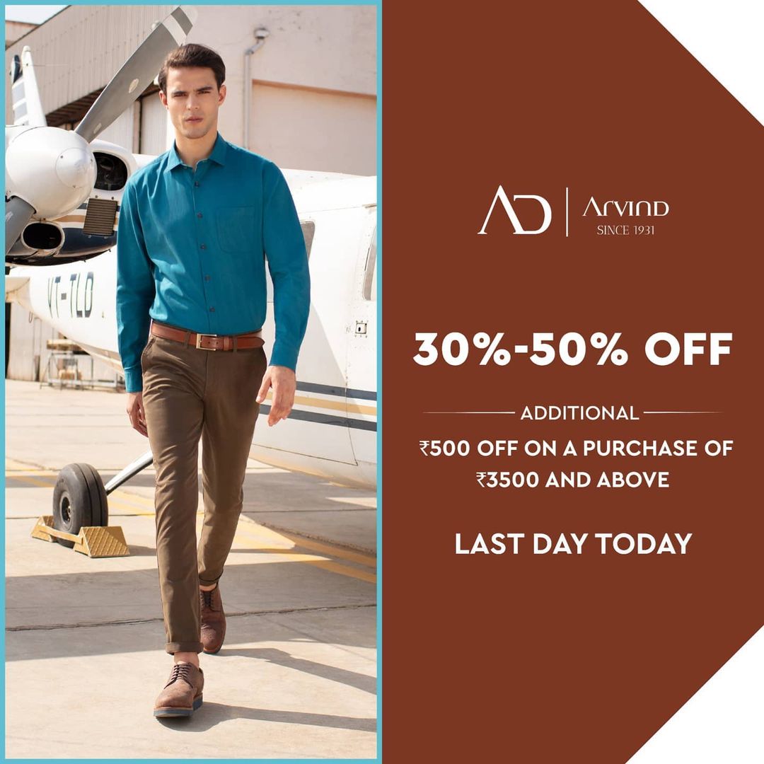 #OfferAlert
NOW is the time to shop for the best of menswear collection from AD on arvind.nnnow.com

#Arvind #ADbyArvind #Menswear #Fashion #Style #StyleUpNow  #Dapper #FashioningPossibilities