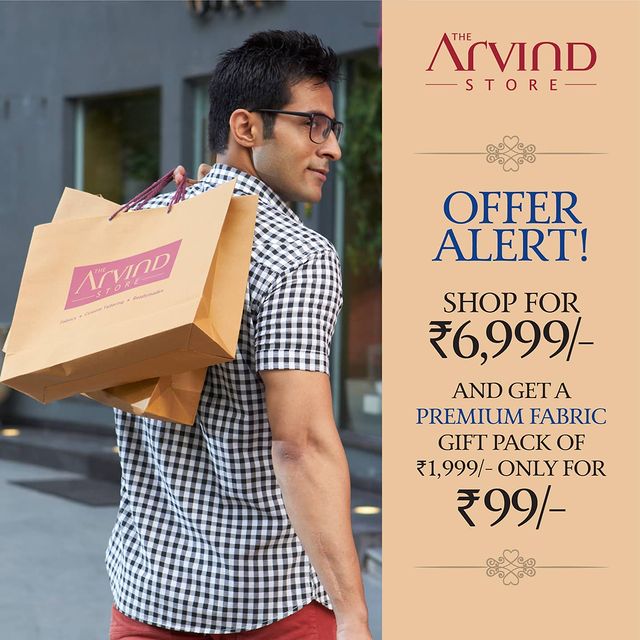 Hop over and grab this offer at #TheArvindStore

We take all the safety precautions.

#Arvind #Menswear 
#StyleUpNow #Style 
#Dapper #StaySafe #StayClassy #FridayFashion #YayFriday #FashioningPossibilities