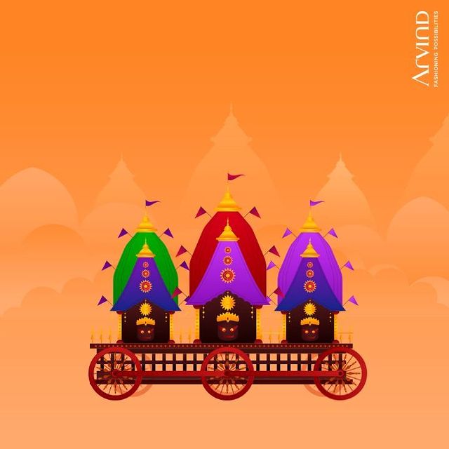Happy Rath Yatra.
May Lord Jagannath bless the world with health, wealth and happiness.

#RathYatra #RathYatra2021 
#Prayers #Happiness 
#Arvind