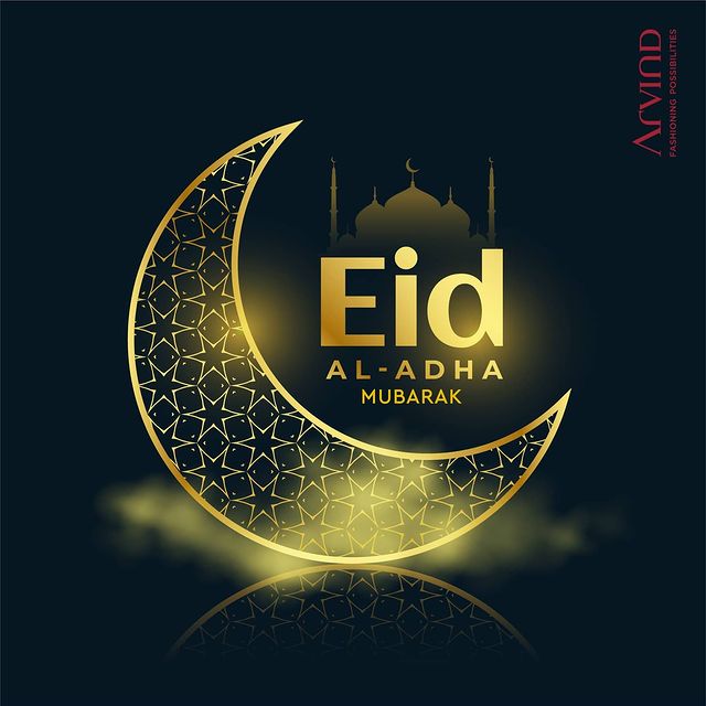 Eid Al-Adha Mubarak.
Prayers for a healthy & prosperous world.

#EidAlAdha #EidMubarak #Prayers #Arvind