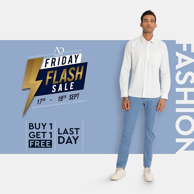 The last day to upgrade your fashion wardrobe is today!
Show the world your impeccable style sense.

Be inspired to get the look: Link In Bio

 #Arvind #FashioningPossibilities #ADbyArvind #ArvindMensWear #LastDay #Sale #ReadyToWear #Menswear #StayStylish #OfferAlert #LoveForShopping #ShopTillYouDrop