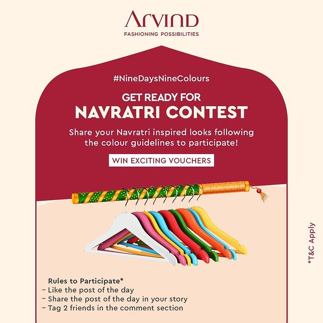 The Arvind Store,  Arvind, FashioningPossibilities, LandOfFestivals, FestiveReady, AnOdeToCelebrations, FestiveLook, FestiveLookBook, ArvindLookBook, EthnicWears, TraditionalOutfits, Menswear, ClassicCollection, ContestAlert, NavratriContest, 9Days9Colours