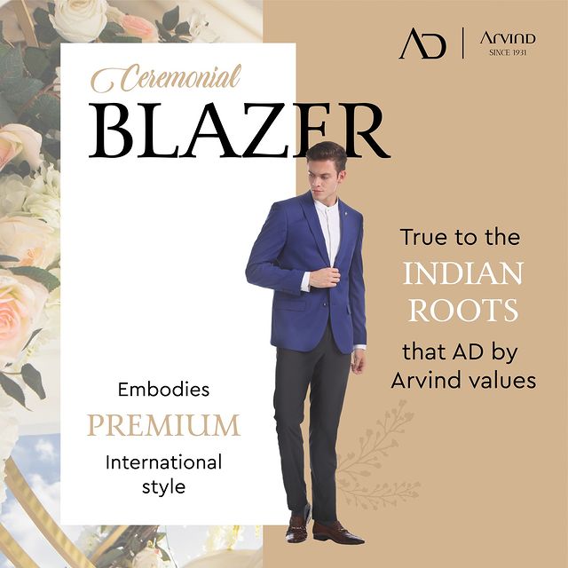 Blazers are the staples especially during the winter wedding days!

Explore more on https://bit.ly/3mewB63

#Arvind #FashioningPossibilities #ADByArvind #Blazer #WinterStaple #WeddingLook #StatementPiece #MensWear #MensFashion