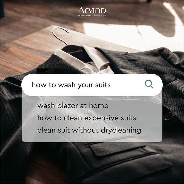 Cleaning it right. 
Here’s are a few ways to wash your suit at home. 

Shop Now:
https://arvind.nnnow.com
.
.
.
.
.
.
.
.
.
.
.
.
.

#Arvind #FashioningPossibilities #Menswear
#washing #cleaning #laundry #clean #drycleaning #laundryday #laundryservice #wash #home #laundromat #ironing #dryclean #laundrytime #washingmachine #washingcare #clothes #suited #carpetcleaning #drycleaners #covid #cleanclothes #carwash #car #suitcare #follow #cleaner #washcareguide