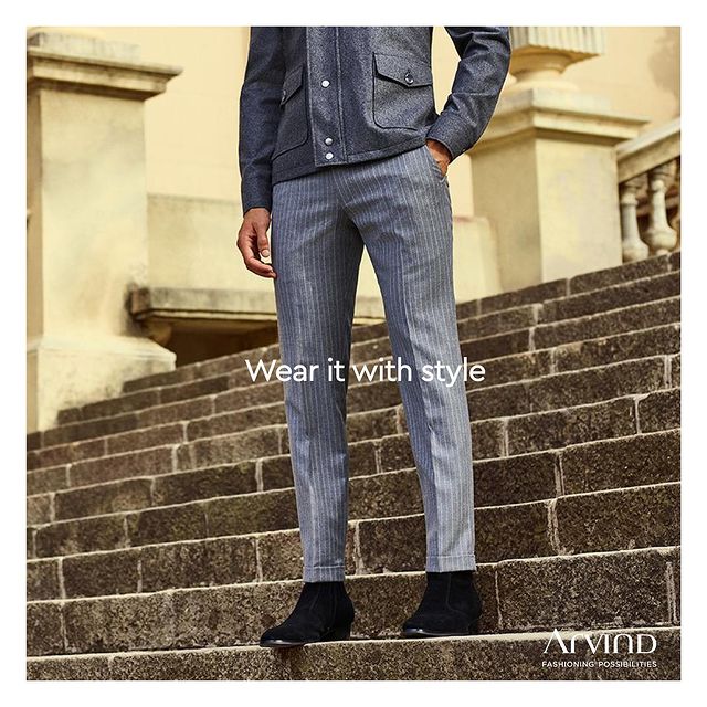 A common question might be asked while you customise your pant is how do you like your pants to break? The “break” of the pant is the fold or creasing of fabric that forms at the front of your pant leg, just above where it meets your shoe. Tell us what's your style? 

Shop Now:
https://arvind.nnnow.com
.
.
.
.
.
.
.
.
.
.
.
.
.
#Arvind #FashioningPossibilities #MensWear
#menfashion #menstyle #fashion #men #menswear #style #mensfashion #mensstyle #menwithstyle #fashionblogger #instagood #ootd #model #streetstyle #lifestyle #instafashion #fashionstyle #menwithclass #photography #streetwear #pantsstyling #gentleman  #photooftheday #instagram #outfitoftheday #fashionista #customtailoring