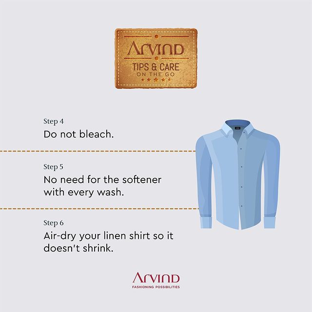 When a plethora of heat and water affects you then do not think that it will not affect your clothes. If you follow the protocols and take care of your favorite linen shirts they will sparkle like a new one after washing too.
.
.
.
.
.
.
.
.
.
.
.
.
.
.
#Arvind #FashioningPossibilities #MensWear
#Arvind #FashioningPossibilities #MensWear
#linenshirt #linen #linenclothing #linenmaterial #linenpants #menswear #fashion #linenclothes #mensfashion #linenfabric #linens #linenlove #linenfashion #linencollection #linenlover #linencare #linencloset #ootd #shirts #linenforsummer #sustainablefashion #linenshirtdress #linencareguide #linenshirts #summerwear #washingguide #linenclothing