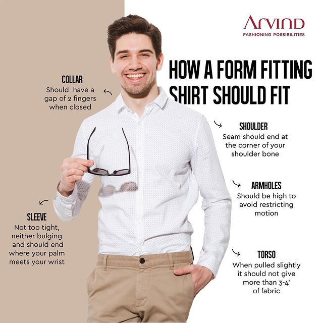 Shirts are a classic staple, but to look put together, you must make sure to have the right fit. Not only will the proper fit look better on you, but you will feel more comfortable and confident, whether you’re in the office or out on the weekend.
.
.
.
.
.
.
.
.
.
.
.
.
.
 #Arvind #FashioningPossibilities #MensWear #menstyling #mensfashion #menswear #fashion #menstyle #love #style #styling #mensstyle #ootd #feelgood #menstrend #feelgoodmenswear #feelgood #men  #fashionblogger #menstylefashion #ootdfashion #menwithstyle #instafashion #casualstyle #menfashionreview #stylingformen