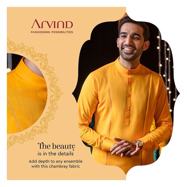 The perfect ceremonial option for men! First in a luxury range of Kurta styles, that make the most of our soft, fabric and comfortable silhouette.
.
.
.
.
.
.
.
.
.
.
.
.
 #Arvind #FashioningPossibilities #MensWear #festivalfashion #festival #festivaloutfit #fashion #festivalseason #handmade #rave #festivalstyle #festivalwear #raveoutfit #festivallife #love #festivals #instafashion #musicfestival #ootd #kurta #styling #festivalclothing #festiveindiw #bohostyle #ethnicwear #style #festivalvibes #newcollection #festivals #festivalseason #indiafestival #indianculture