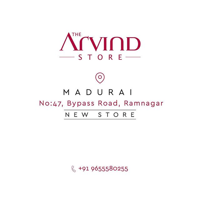 📍Madurai, Tamil nadu is here bigger and better than ever! Come visit and check our latest collection that's full of dashing, stylish looks that are perfect for any season. 

Hurry visit us today! 
.
.
.
.
.
.
.
.
.
.
.

#Arvind #FashioningPossibilities #MensWear #franchise #newstoreopening #franchisingbusiness #newstore #franchiseowner #franchiseopportunities #arvindfranchise #Businessowner #businessgrowth #businessmarketing #india #branddevelopment #brandexpansion #businessexpansion #madurai #tamilnadu