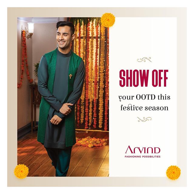 This season, spruce up your traditional wear with style statements and bold colour combinations. Explore our range of premium fabrics that has the perfect mix of culture and trends fit for the modern Indian man.
.
.
.
.
.
.
.
.
.
.
.
 #Arvind #FashioningPossibilities #MensWear #festivalfashion #festival #festivaloutfit #fashion #festivalseason #handmade #festivalstyle #festivalwear #festivallife #love #festivals #instafashion #festivalstyling #ootd #kurta #styling #festivalclothing #festiveindie #bohostyle #ethnicwear #style #festivalvibes #newcollection #festivals #festivalseason #indiafestival #indianculture