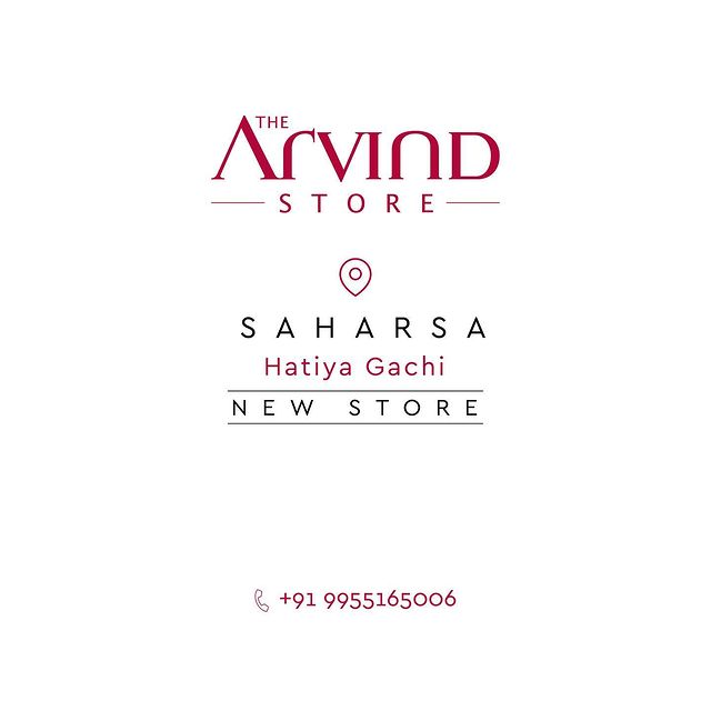 📍Saharsa, Bihar is here bigger and better than ever! Come visit and check our latest collection that's full of dashing, stylish looks that are perfect for any season. 

Hurry visit us today! 
.
.
.
.
.
.
.
.
.
.
.

#Arvind #FashioningPossibilities #MensWear #franchise #newstoreopening #franchisingbusiness #newstore #franchiseowner #franchiseopportunities #arvindfranchise #saharsafashion #Businessowner #businessgrowth #businessmarketing #india #branddevelopment #brandexpansion #businessexpansion #saharsa #bihar