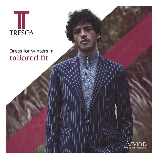 Celebrate this winter season with tailored outfits by Arvind that brings optimum finishing and comfort by keeping you warm and on trend. Get your Tresca premium fabrics today, at the nearest Arvind Store! 
.
.
.
.
.
.
.
.
.
.
#Arvind #FashioningPossibilities #MensWear #menstyling #mensfashion #customiseddenim#fashion #menstyle #love #style #styling #mensstyle #denim #feelgood #menstrend #feelgoodmenswear #denimformen #fashionblogger #menstylefashion #ootdfashion #menwithstyle #instafashion #casualstyle #menfashionreview #stylingformen #tailoredmade